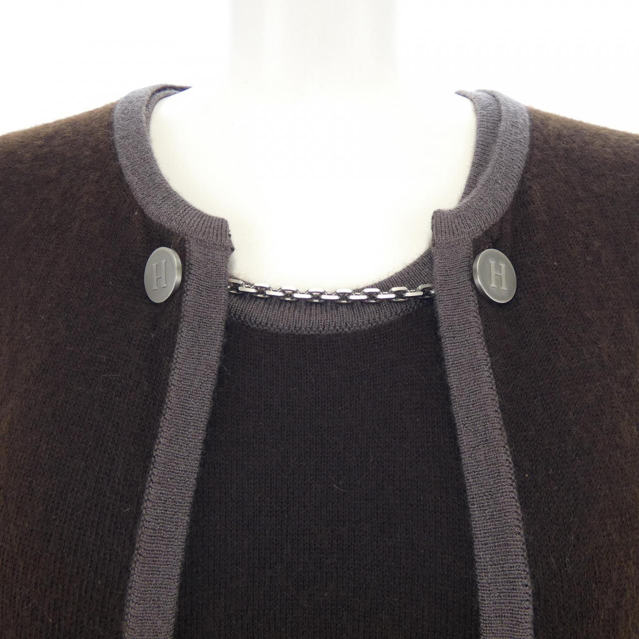 エルメス アンサンブル カシミヤ100% セット