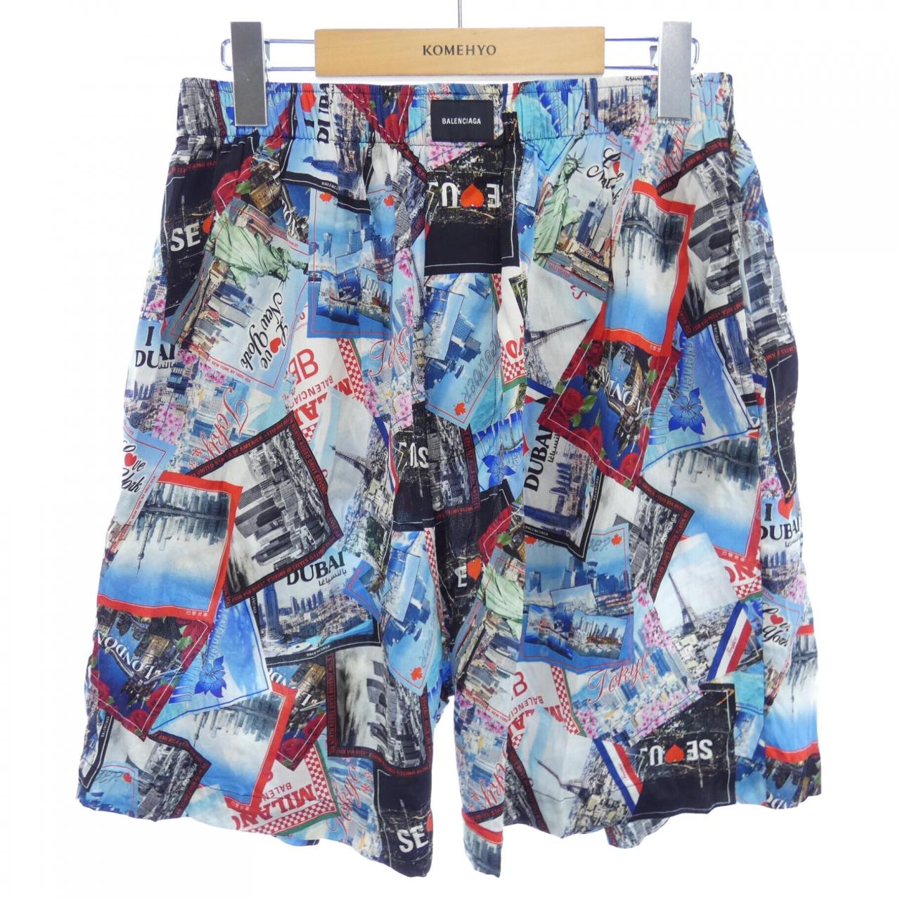 バレンシアガ シルクショートパンツ