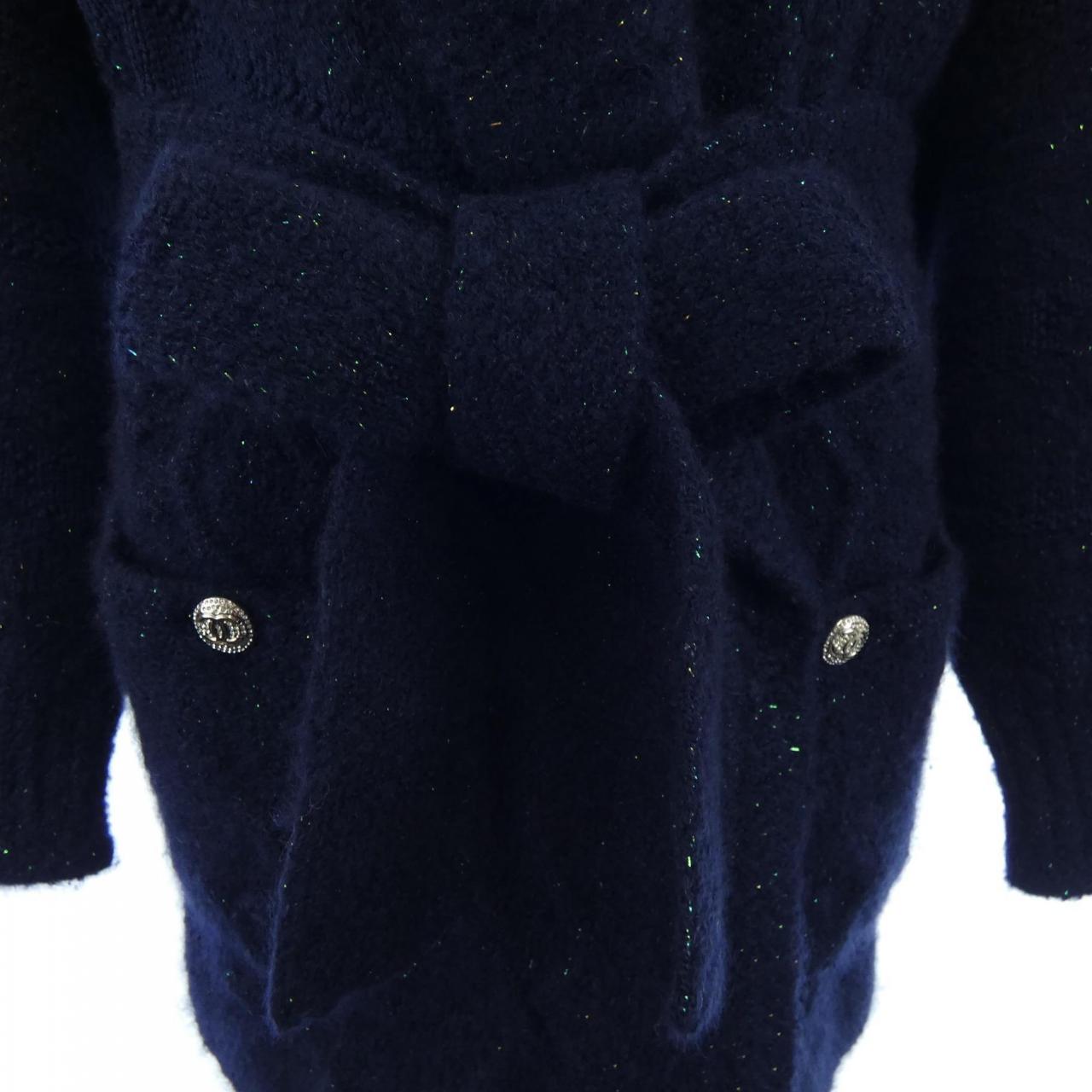 シャネル カシミヤ混カーディガン