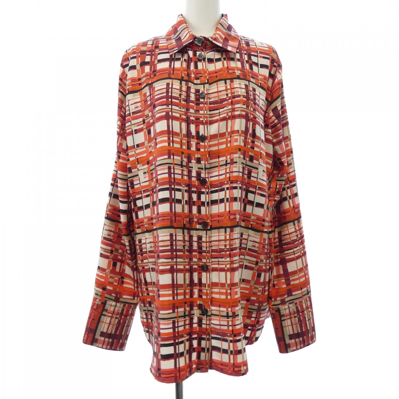 フェラガモ シルク シャツ