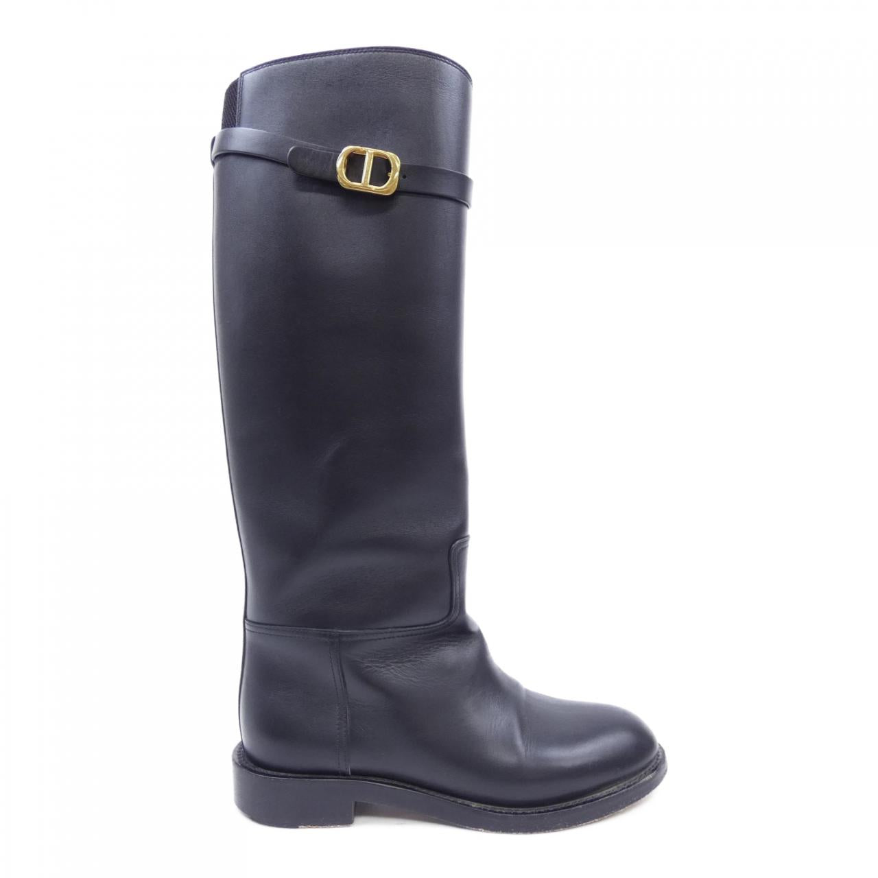 クリスチャンディオール DIOR EMPREINTE カーフレザーロングブーツ