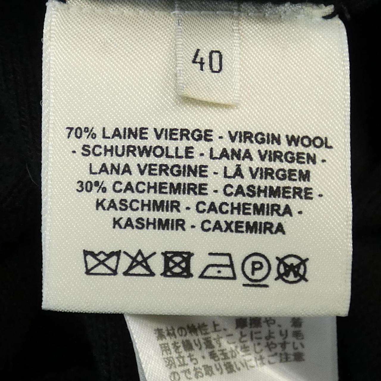 エルメスワンピースカシミヤ混ワンピース40