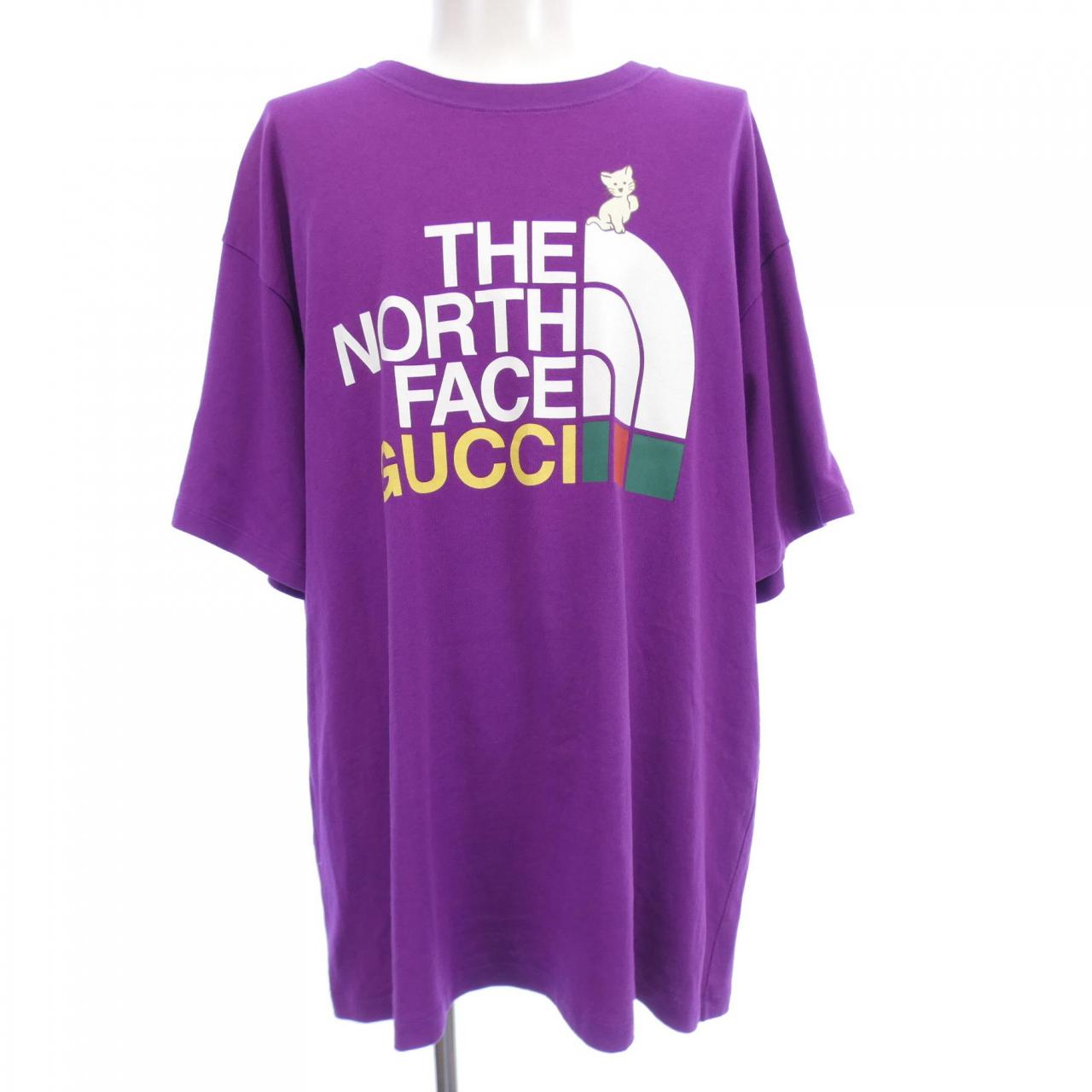 グッチ ザ・ノース・フェイス Tシャツ