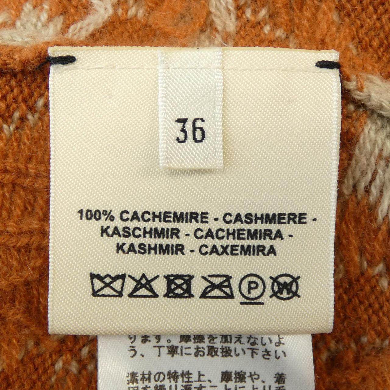 エルメス ワンピース カシミヤ100% ワンピース 36