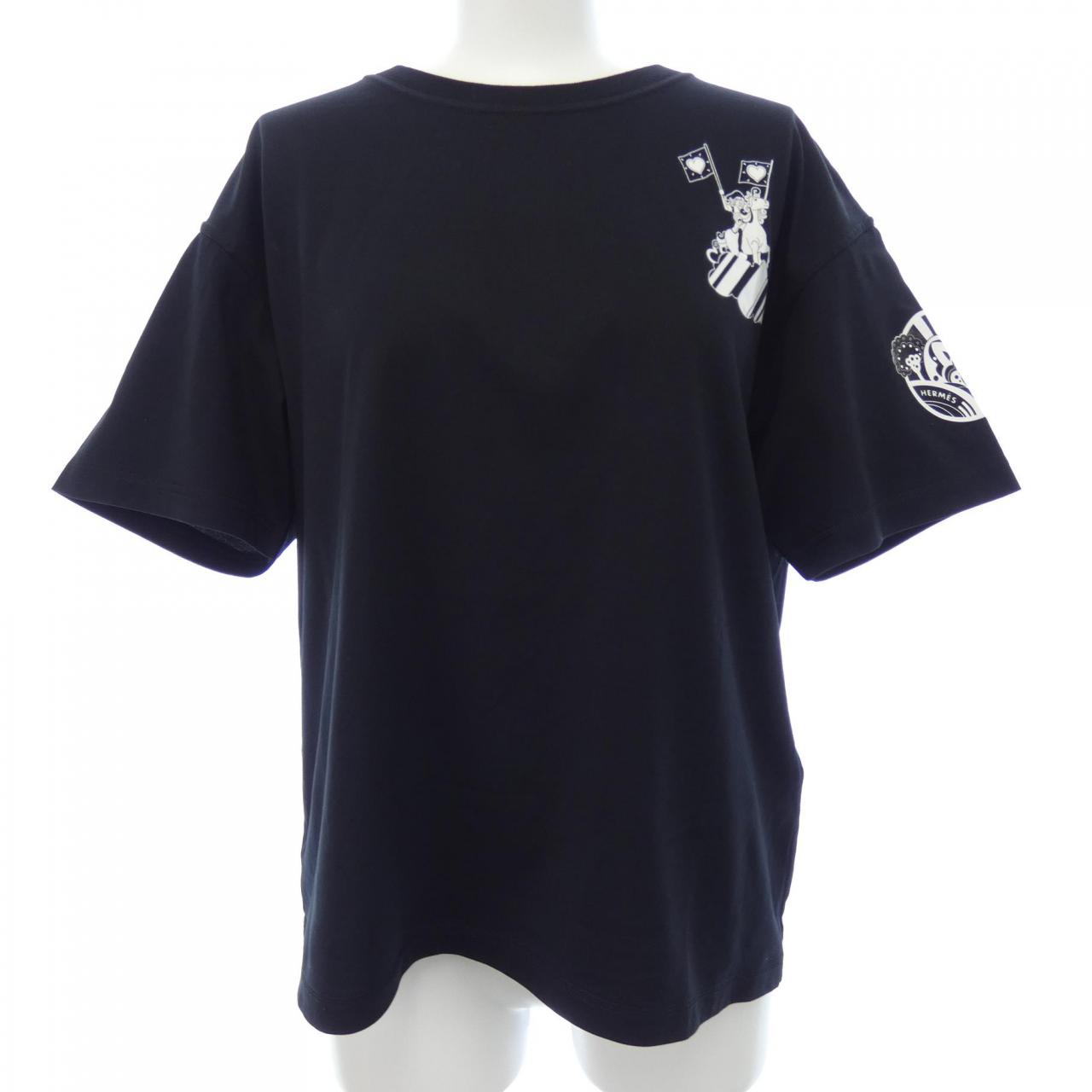 エルメス カルトゥッシュ コットンTシャツ