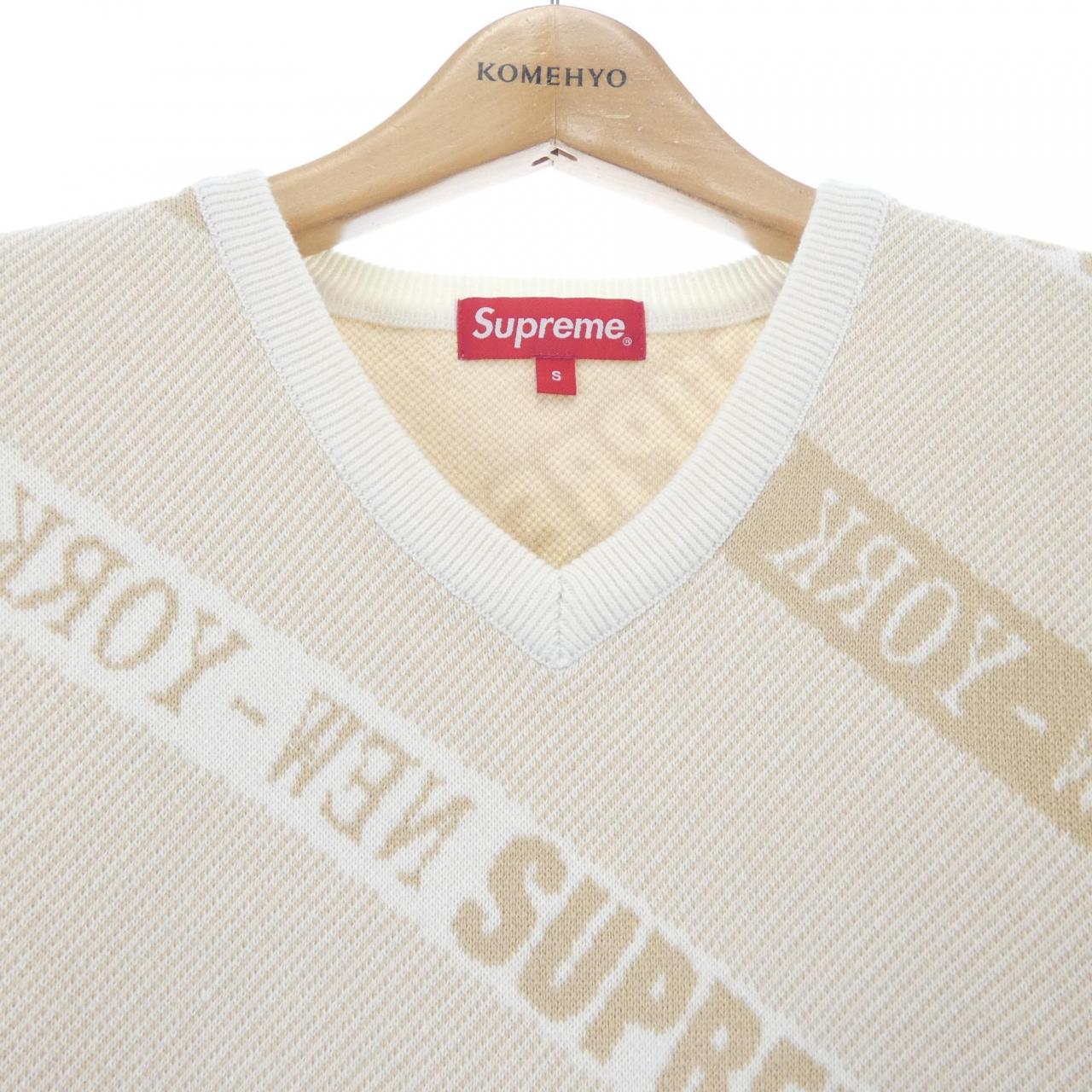 Supreme ストライプ セーター ベスト