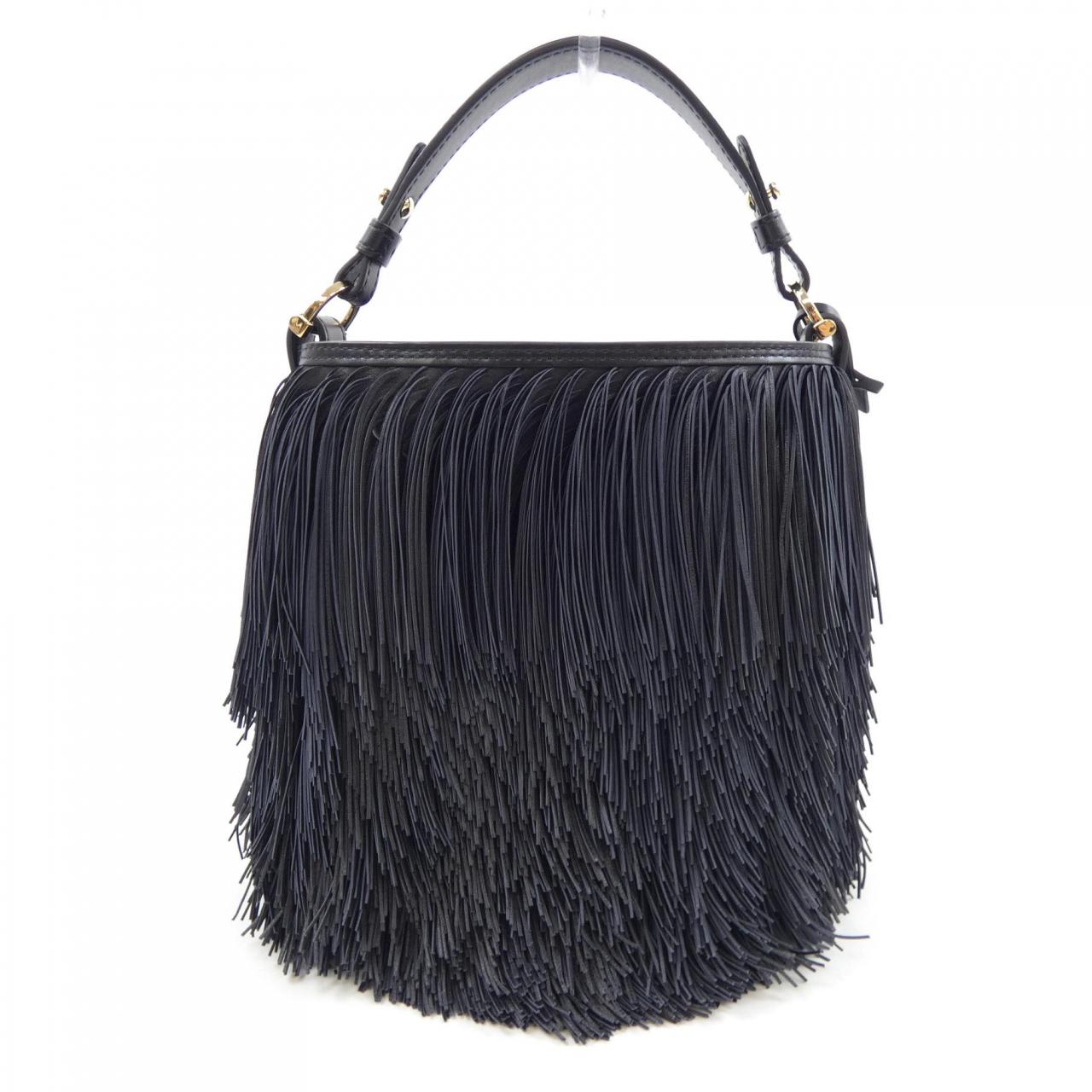 デルボー PIN BUCKET JOSEPHINE ボックスカーフ ショルダーバッグ