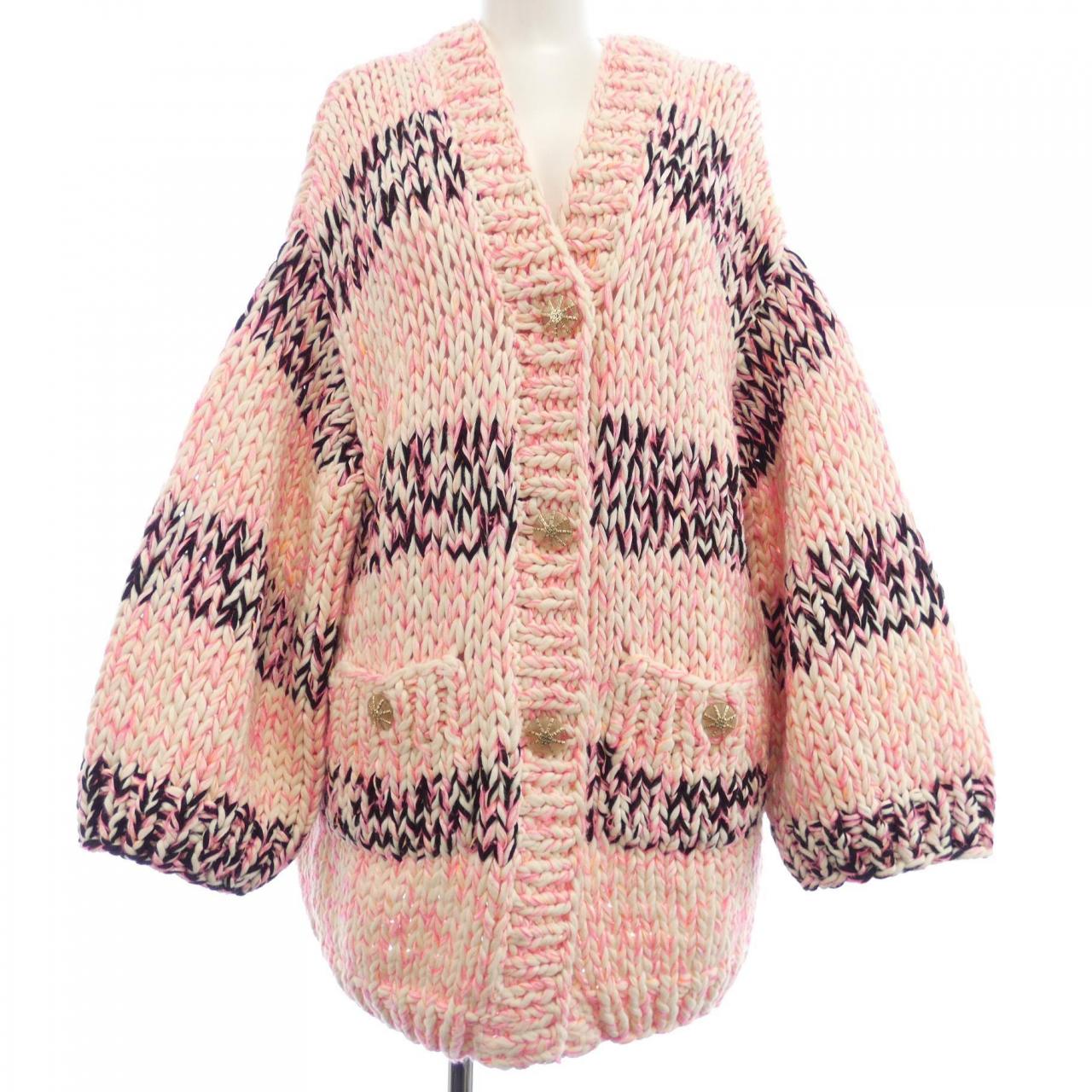 シャネル カシミヤ混カーディガン