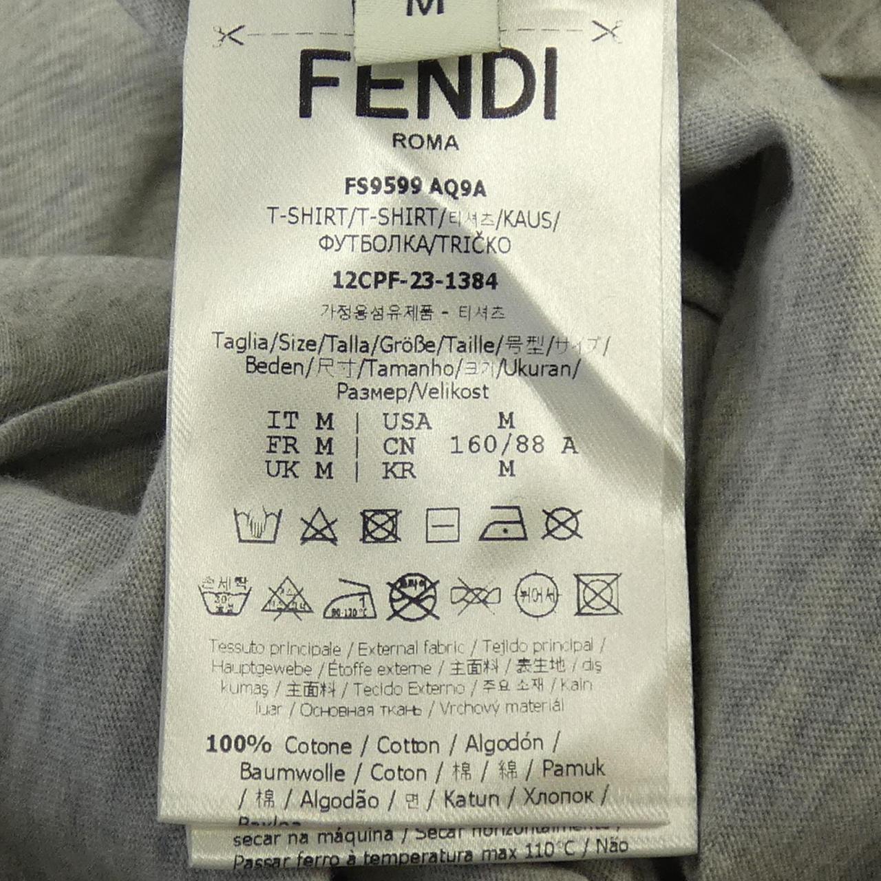 フェンディ Tシャツ コットン Tシャツ