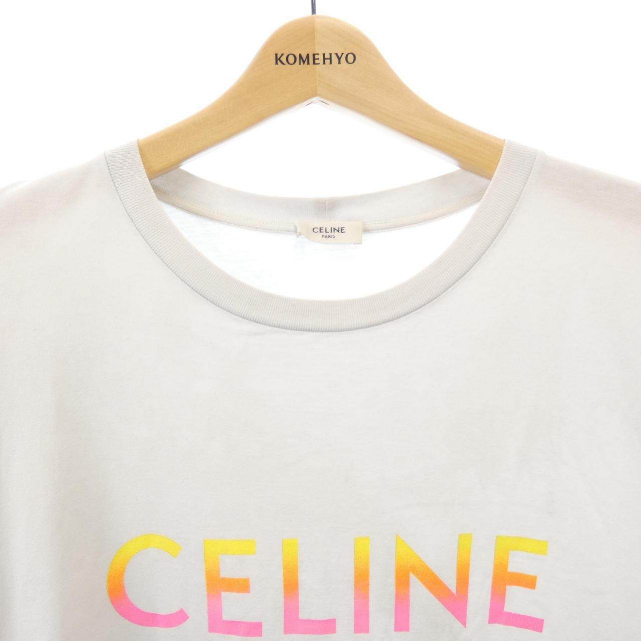 セリーヌ コットンTシャツ