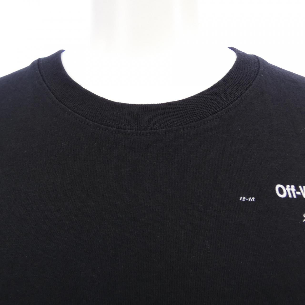 オフホワイト コットンTシャツ