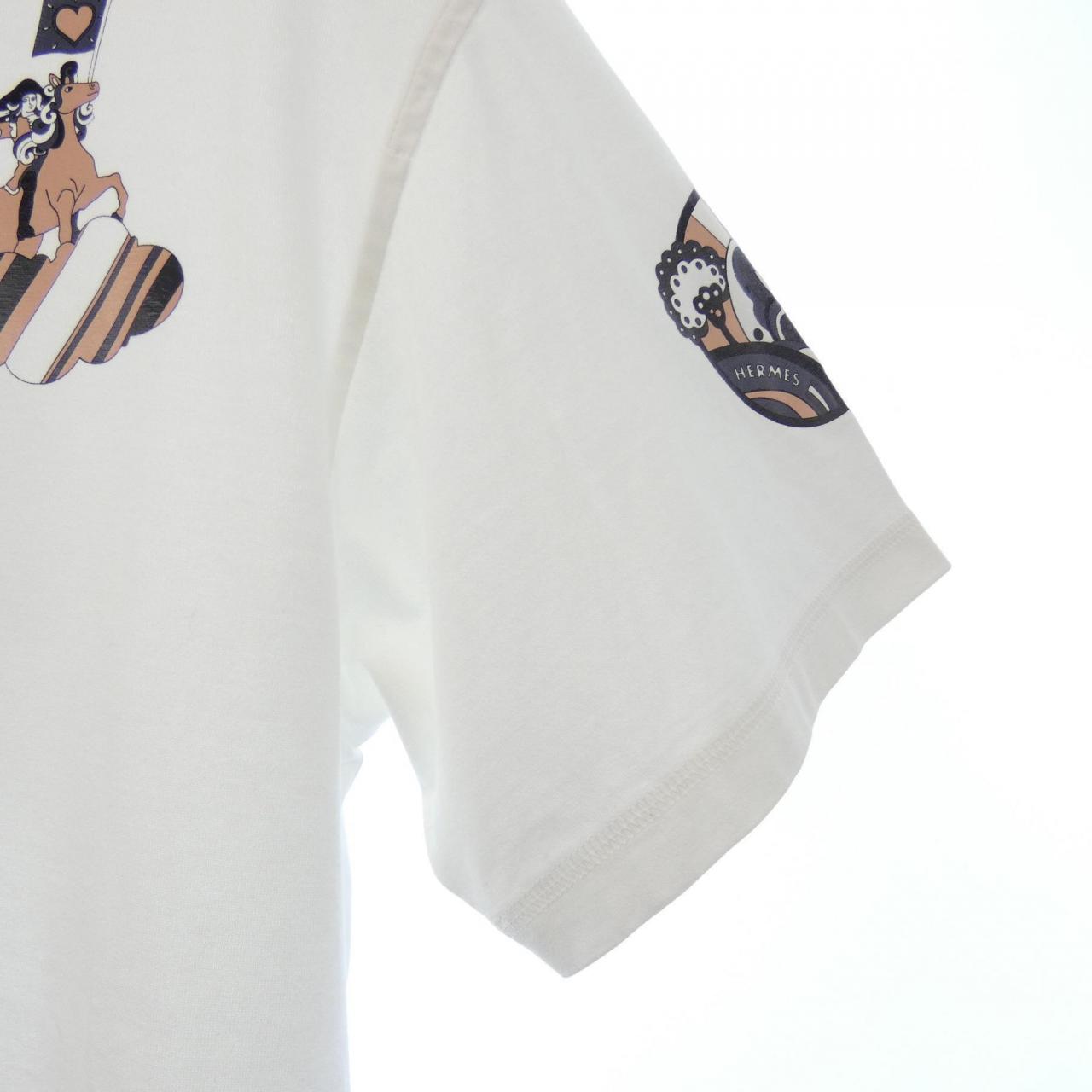 エルメス カルトゥッシュ Tシャツ