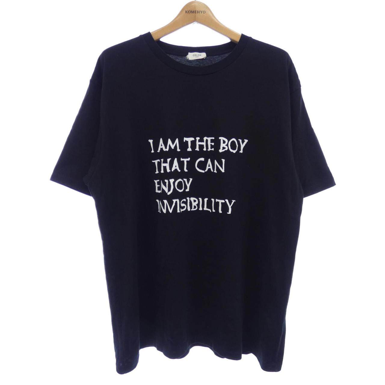 セリーヌ Tシャツ コットン Tシャツ