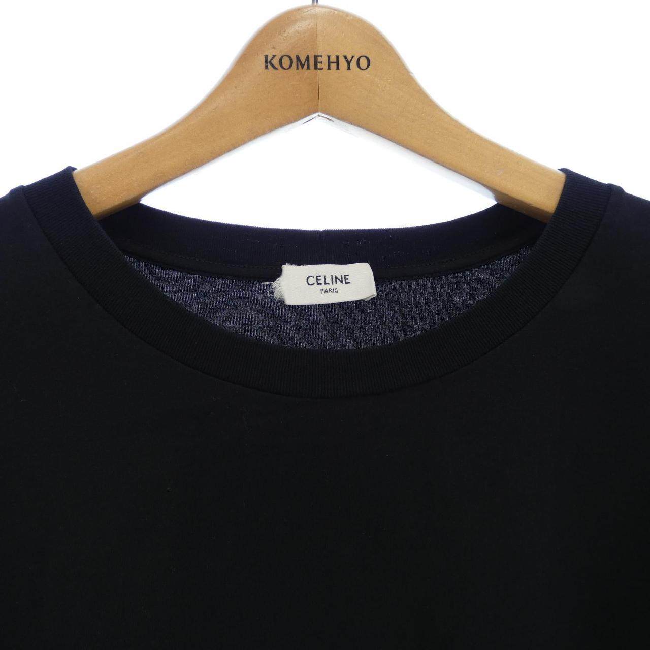 セリーヌ Tシャツ コットン Tシャツ