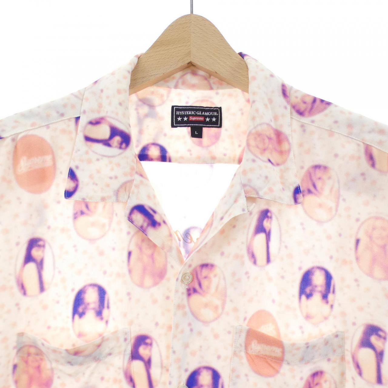 シュプリーム HYSTERIC GLAMOUR 半袖シャツ