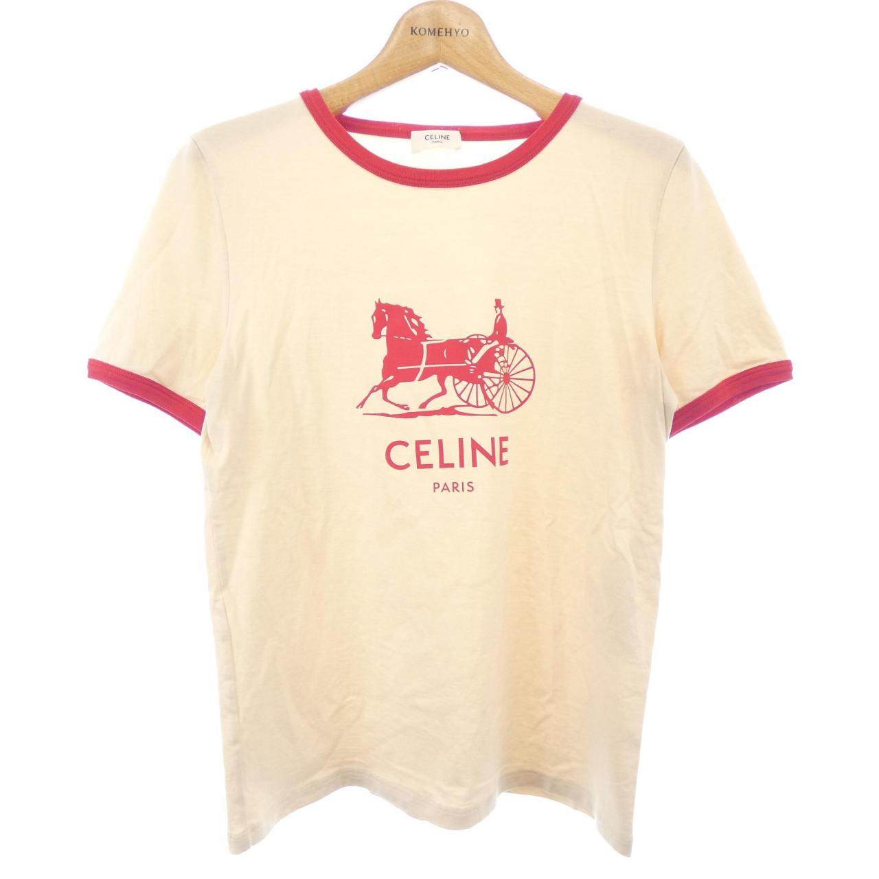 セリーヌ コットンTシャツ