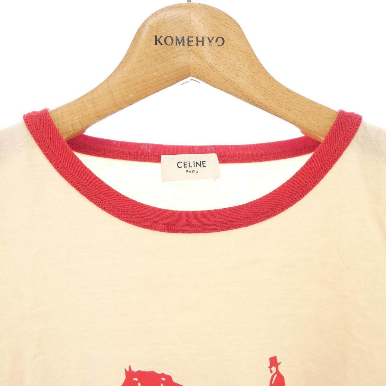 セリーヌ コットンTシャツ