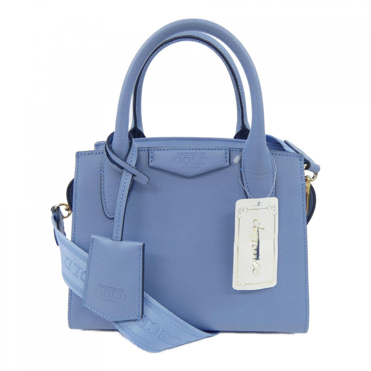 ココセリュクスゴールド レザーハンドバッグ