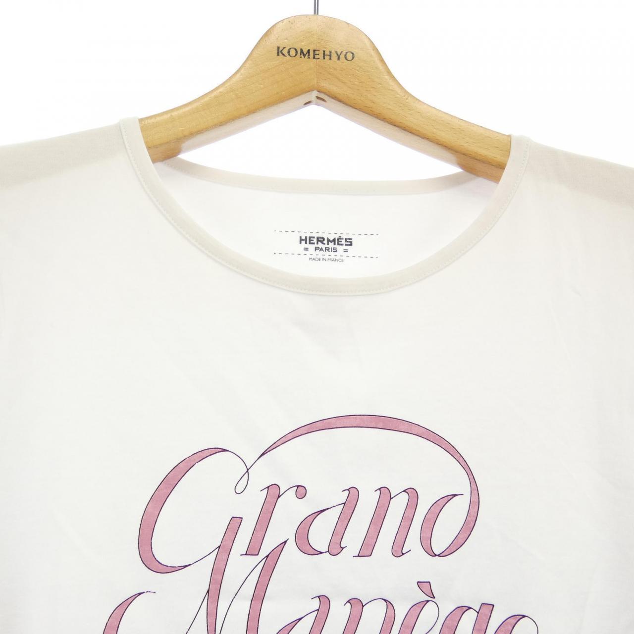 エルメス GRAND MANAGE INTERLOCK コットンTシャツ