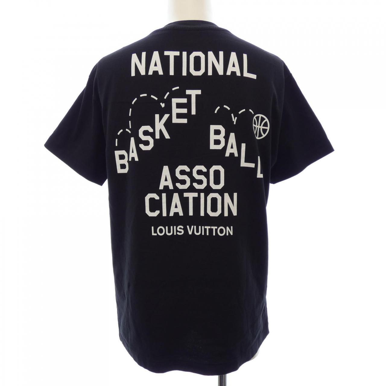 ルイヴィトン NBAフロント&バックプリントTシャツ