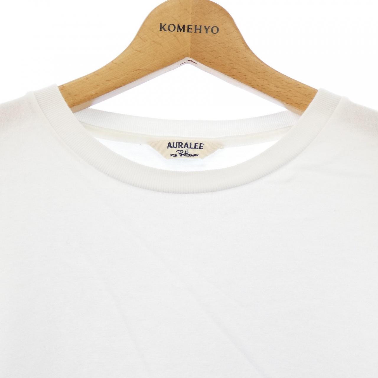 オーラリー コットンTシャツ