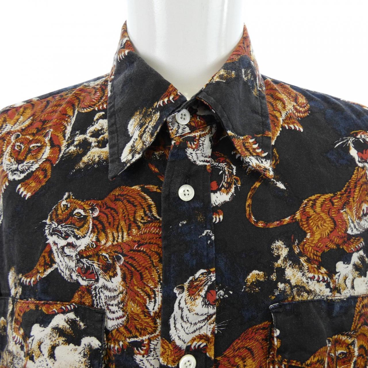 ダイリク Tiger With Money Clip シャツ