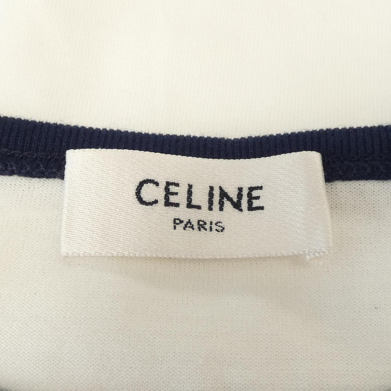 セリーヌ CELINE PARIS トリオンフ コットンTシャツ