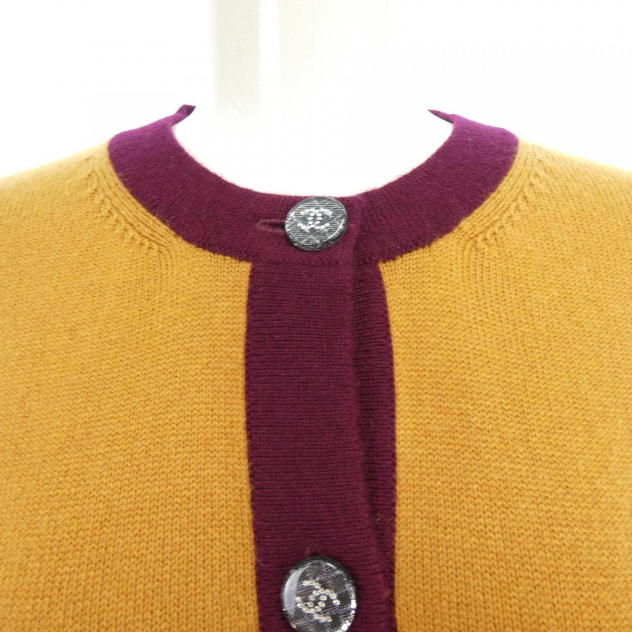 シャネル カシミヤ100%ロングカーディガン