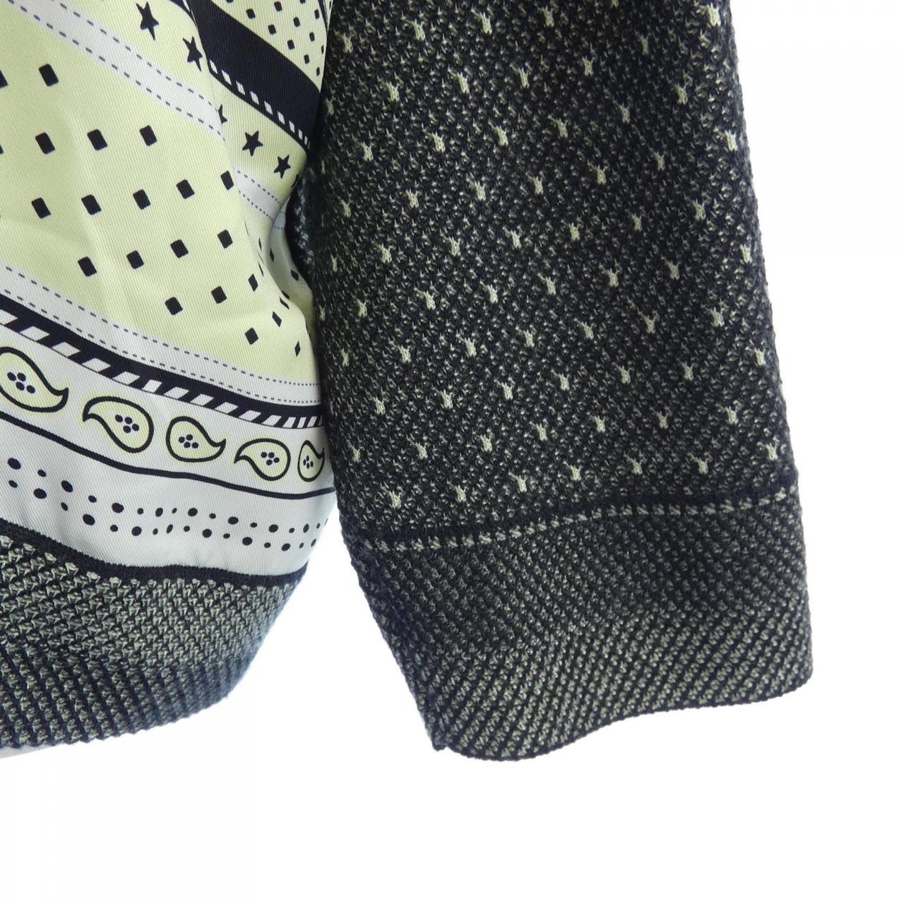 エルメス HARNAIS DE COUR BANDANA シルクカシミヤカーディガン