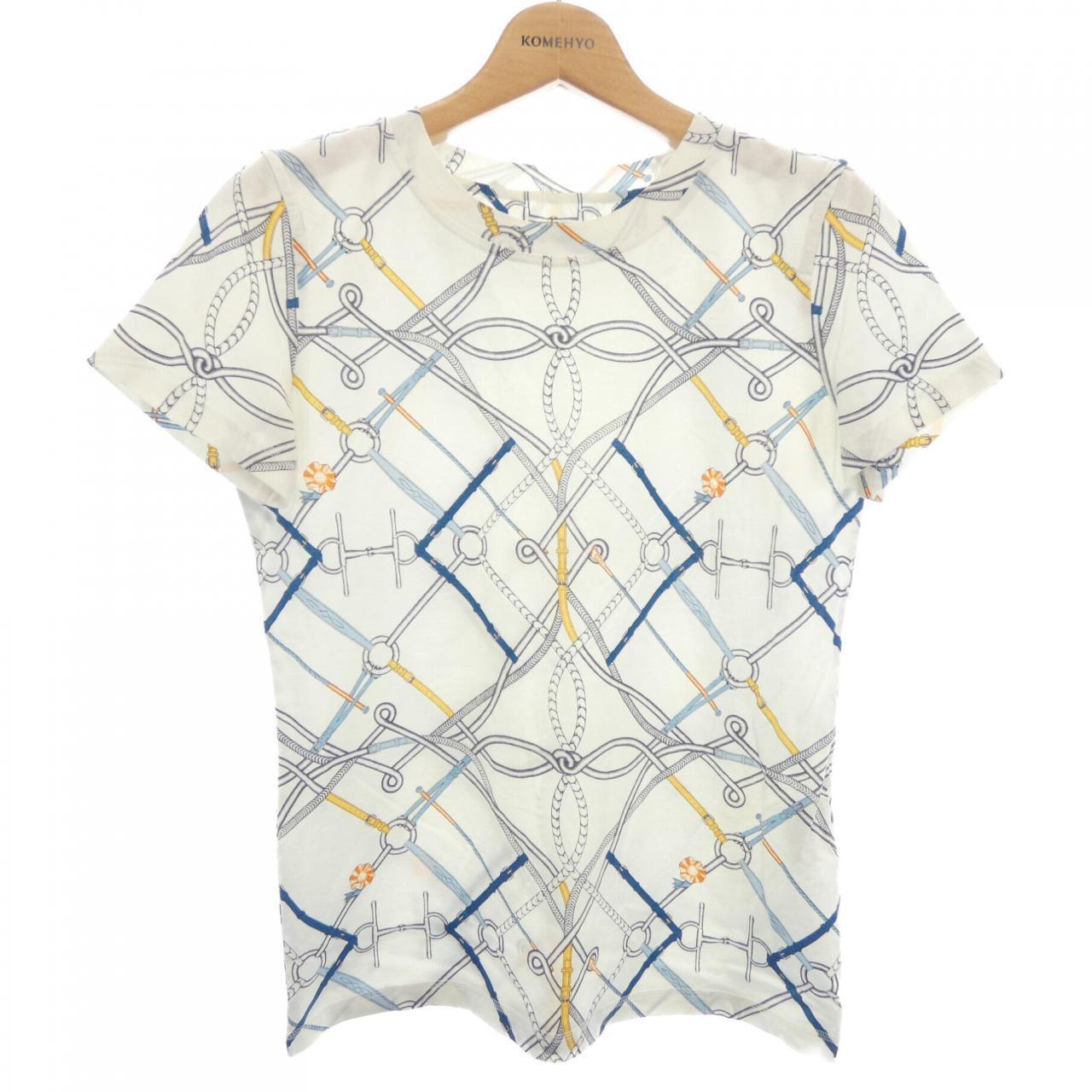 エルメス シルクTシャツ