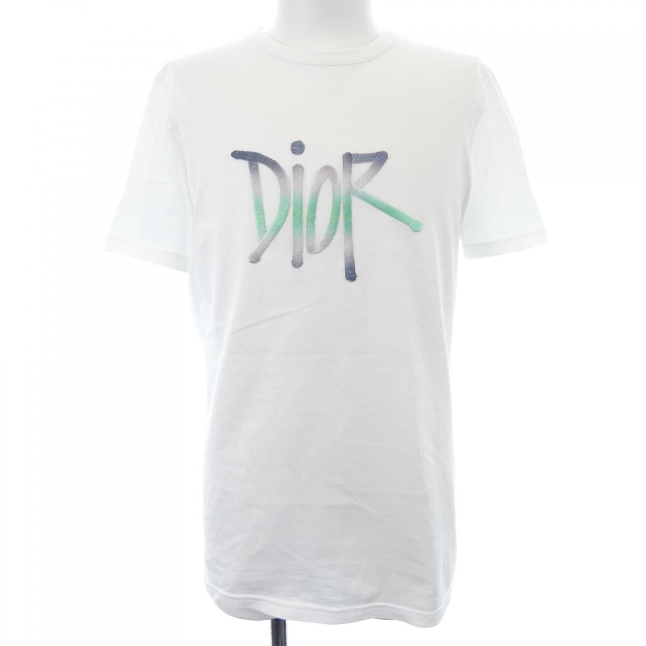 ディオール SHAWN STUSSY コットンTシャツ