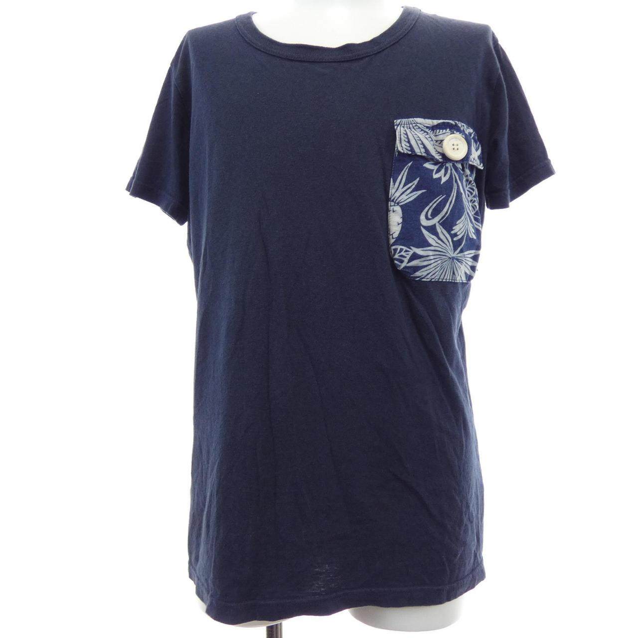 ヴィズヴィム コットンTシャツ