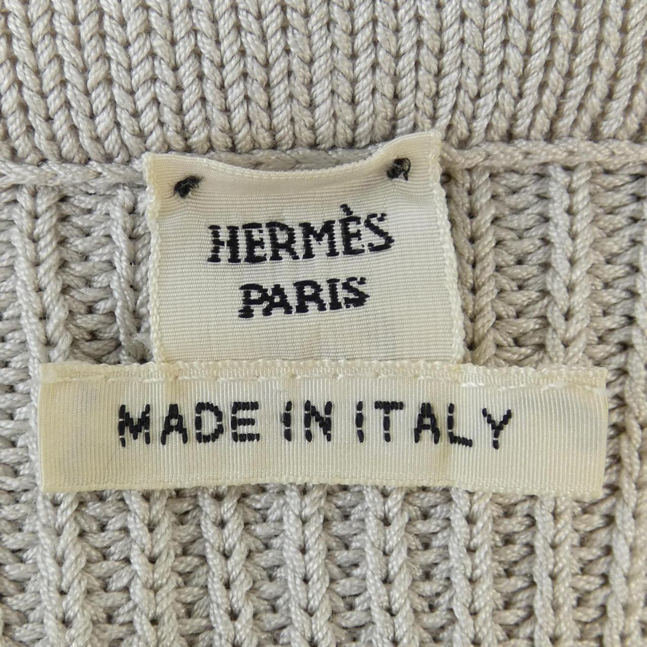 エルメス 100% シルク ニットウェア
