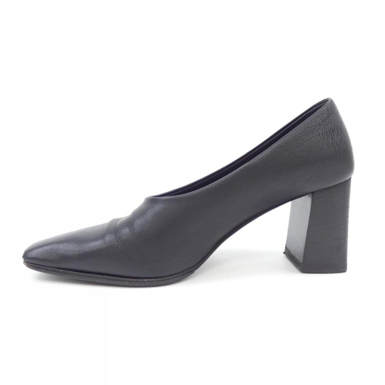 ザロウ SQUARE LOAFER PUMP ベビーカーフ パンプス