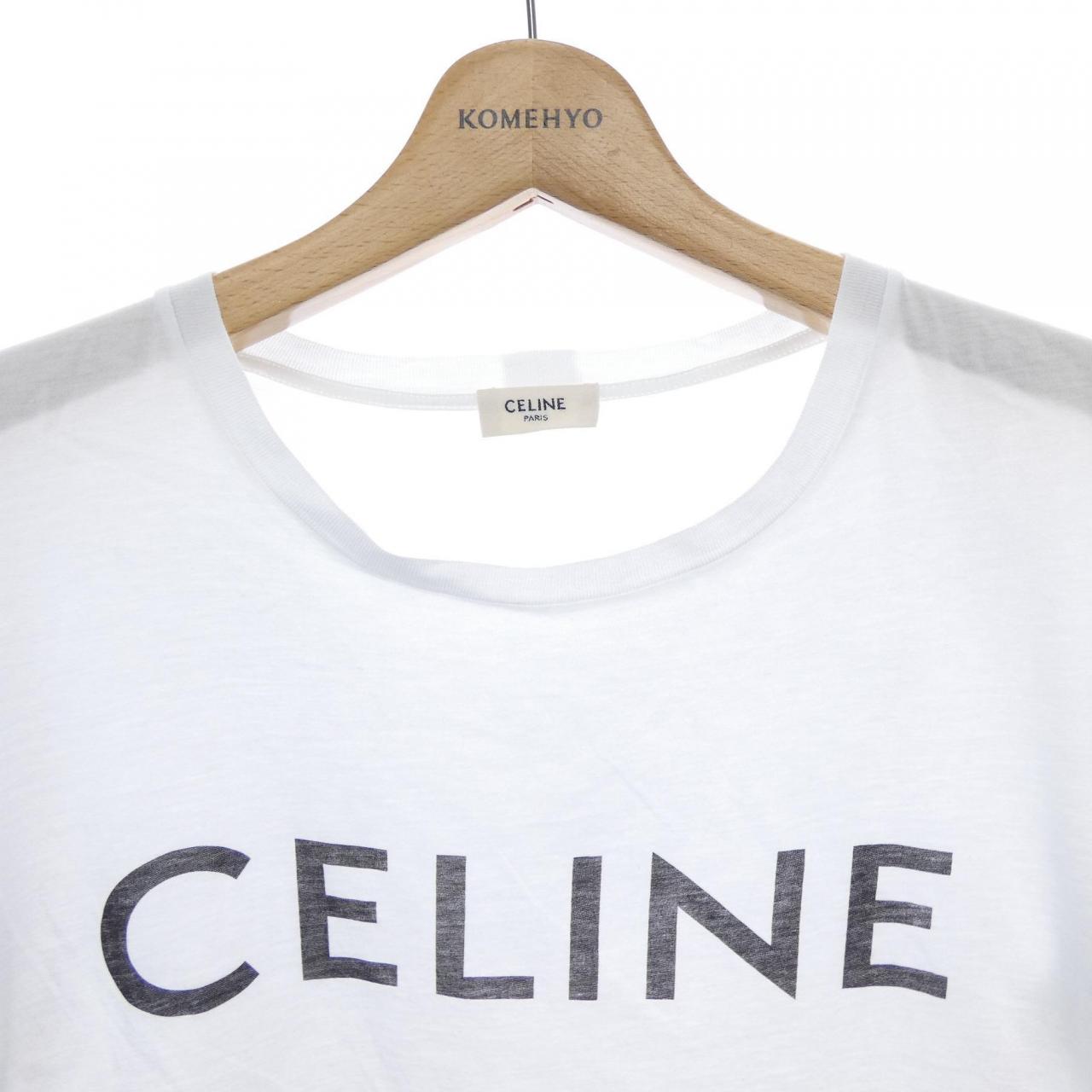 セリーヌ コットンTシャツ