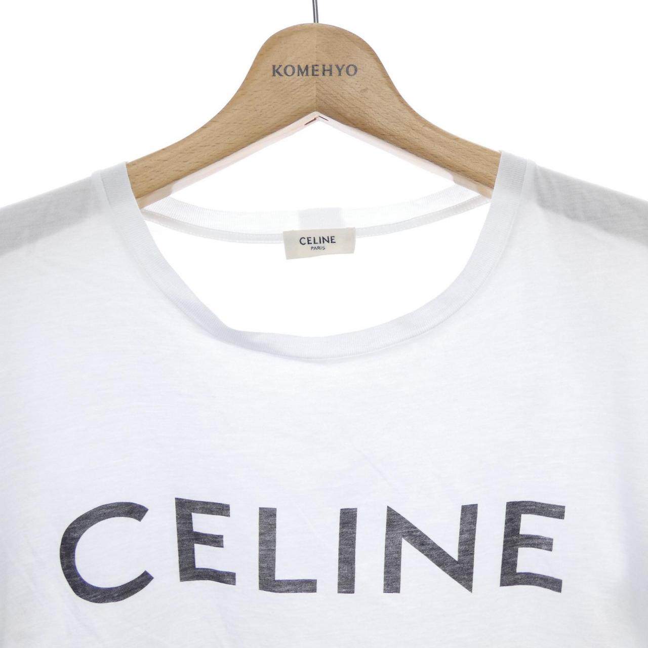 セリーヌ コットンTシャツ