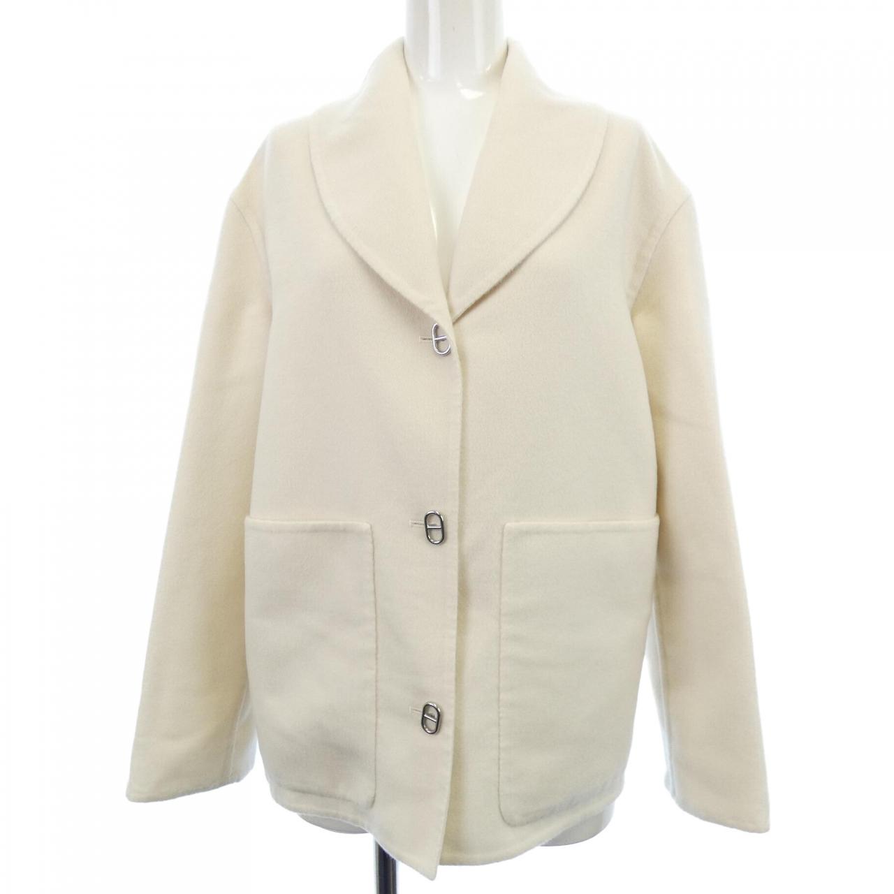 エルメス シェーヌダンクル カシミヤジャケット