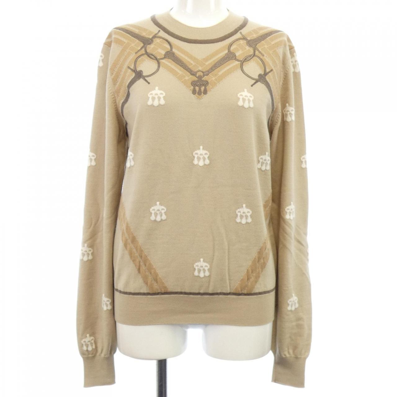 エルメス MORS A JOUET ウールニット38