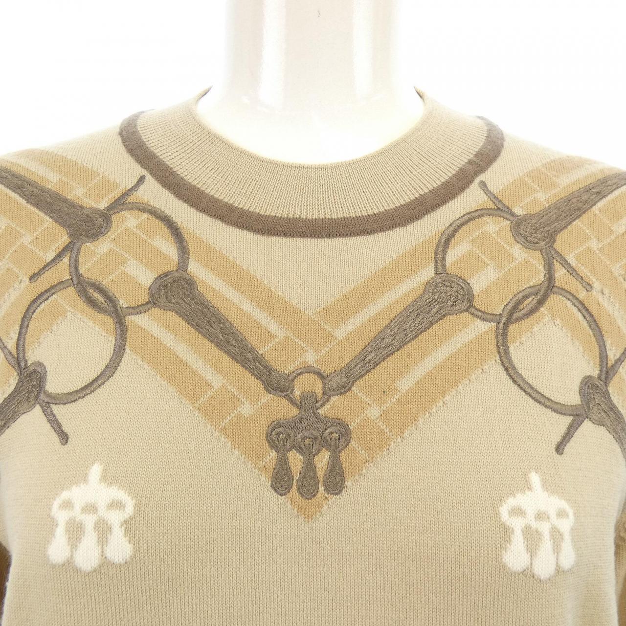 エルメス MORS A JOUET ウールニット38