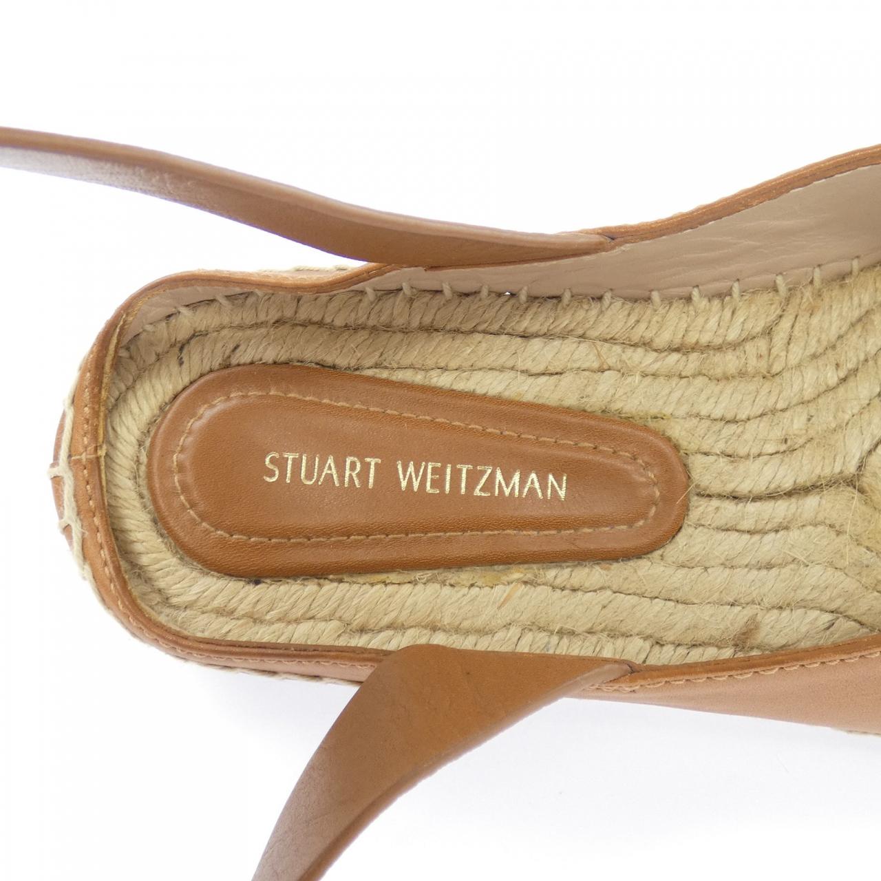 スチュアートワイツマン レザーサンダル
