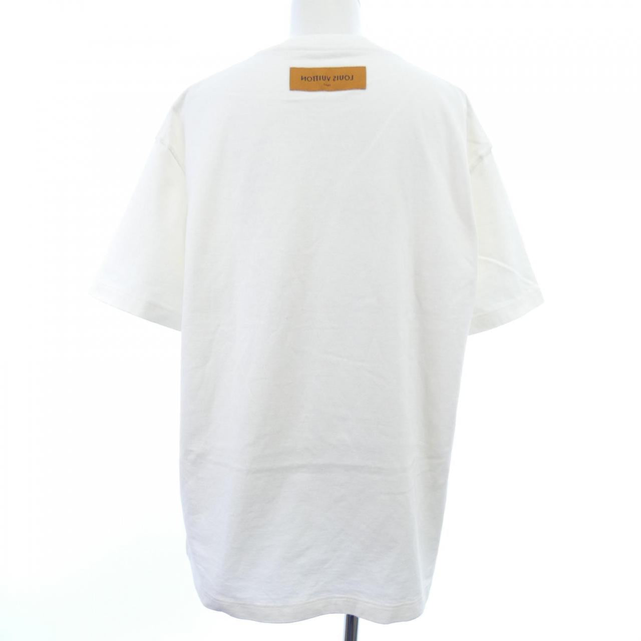 ルイヴィトン LVフラワータペストリープリント コットンTシャツ