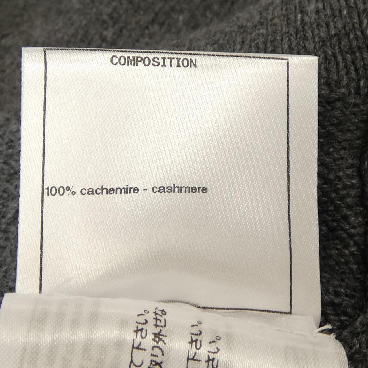 シャネル カシミヤ100%カーディガン
