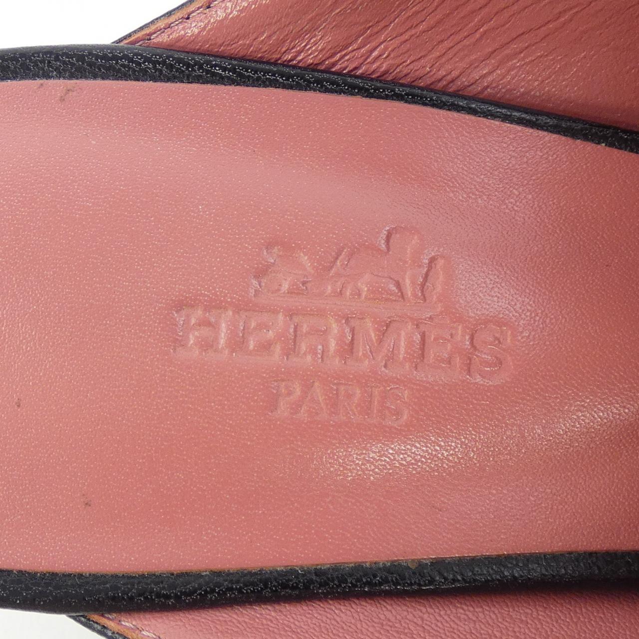 エルメス パラディHバックル レザーサンダル