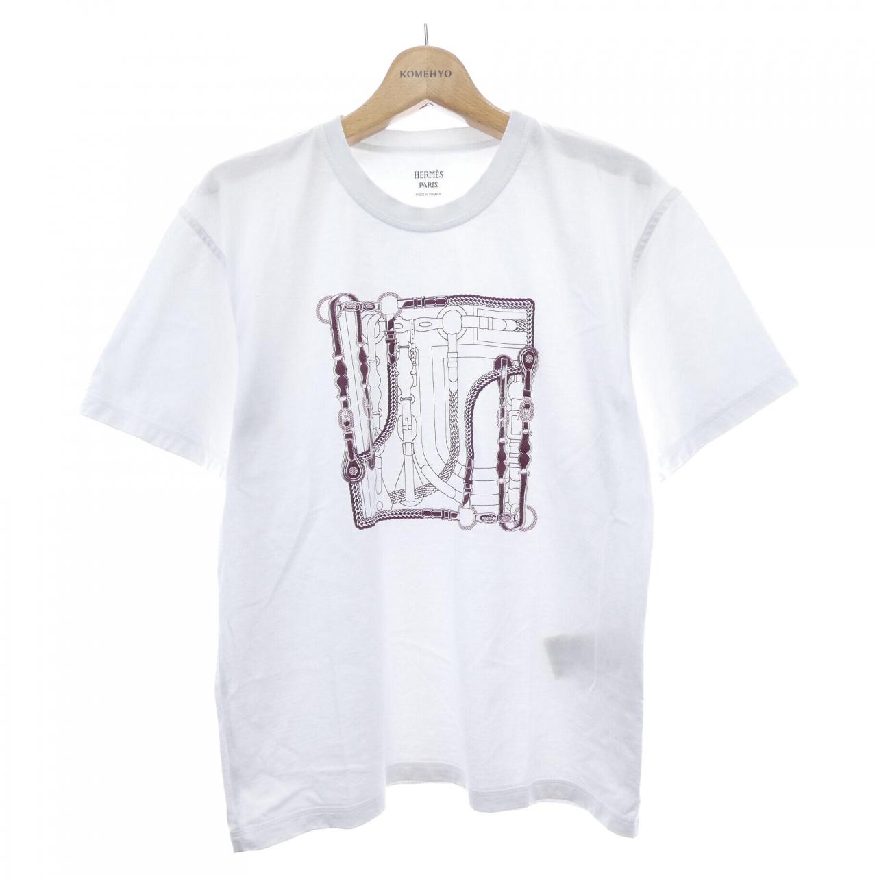 エルメス カルトゥッシュコーチング コットンTシャツ