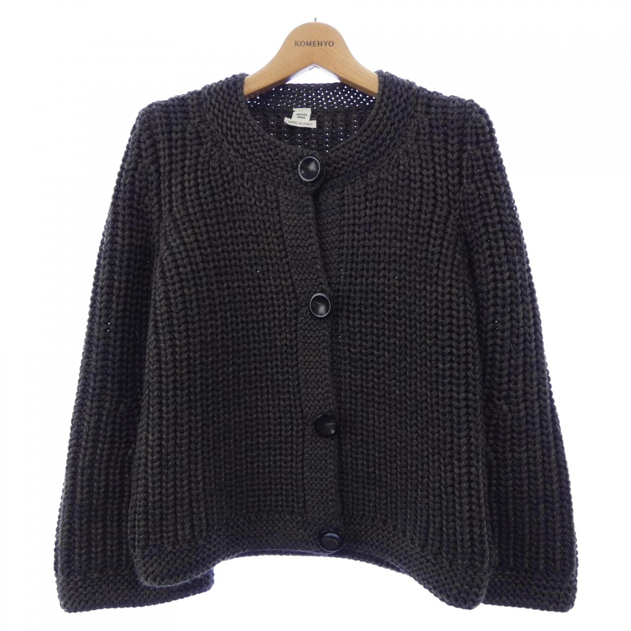エルメス カーディガン ウールニット34