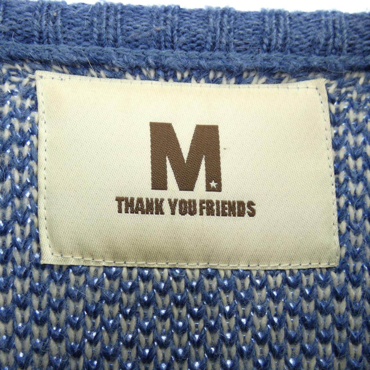 THANK YOU FRINDS ニット