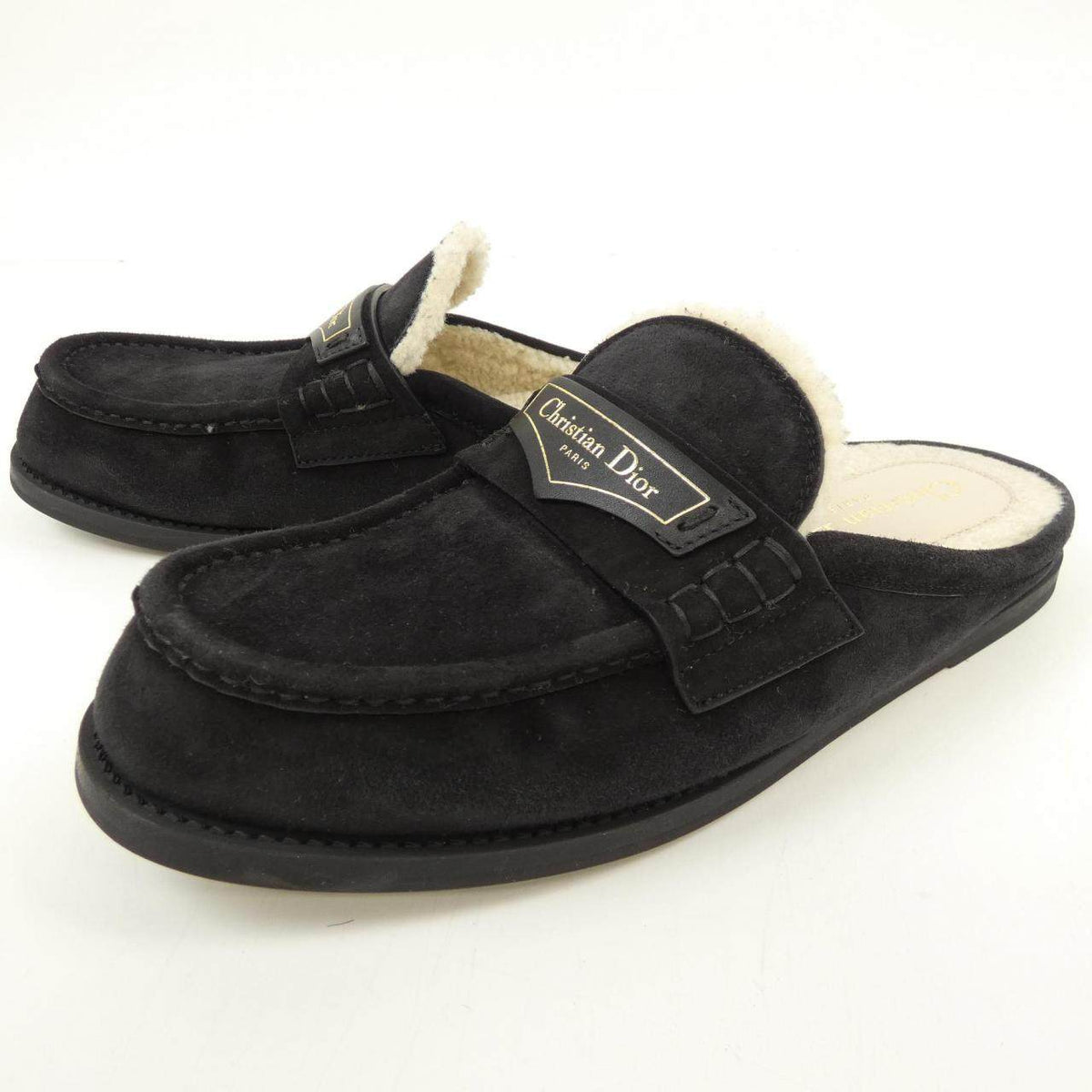 クリスチャンディオール DIOR BOY MULE ゴートスキン カーフスキン サンダル