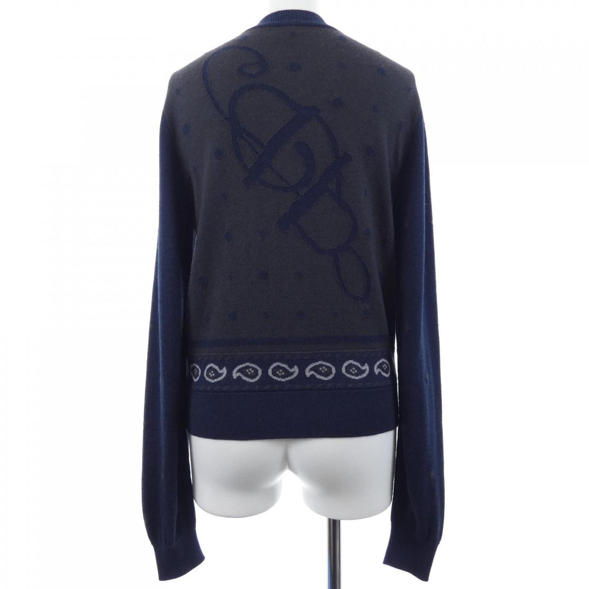 エルメス HARNAIS DE COUR シルクカシミヤカーディガン