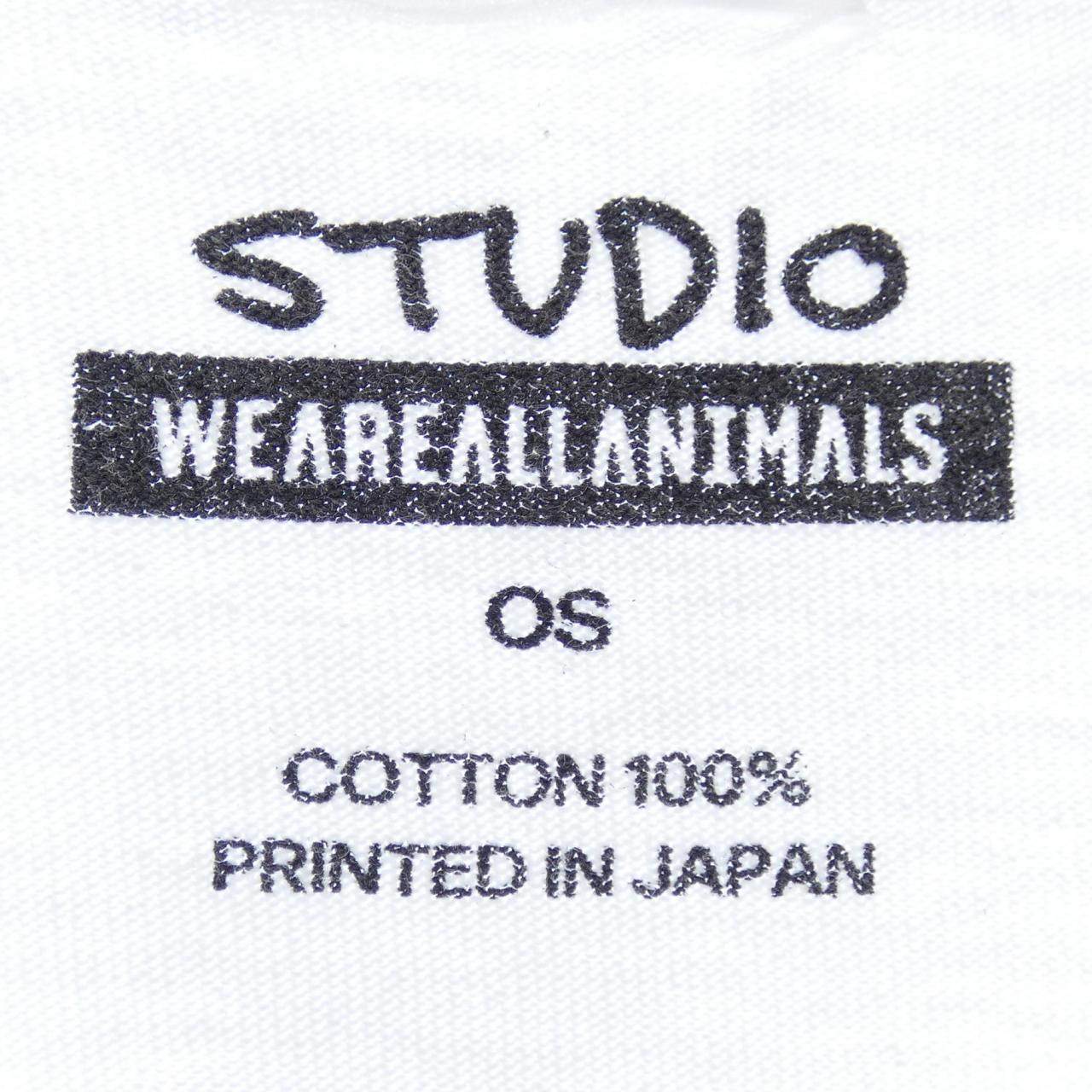 STUDIO WEAREALLANIMA コットンTシャツ
