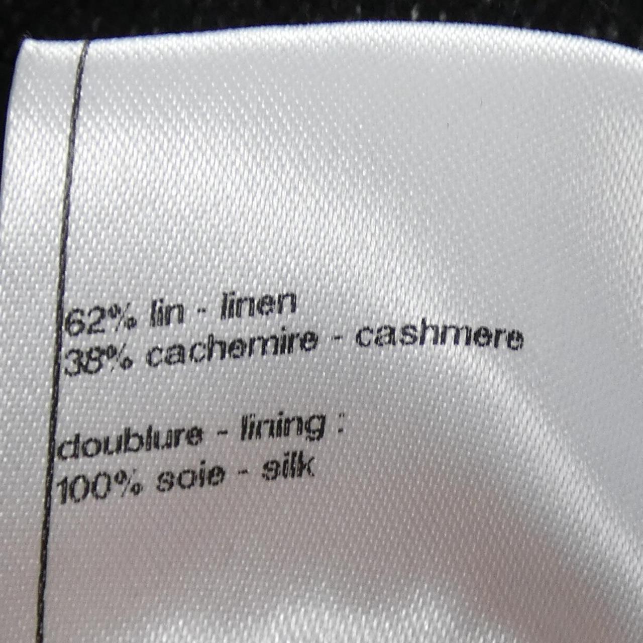 シャネル カシミヤ混コート